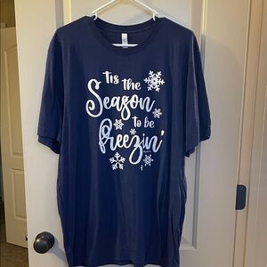 Bella Canvas Navy Blue Short Sleeve Tee